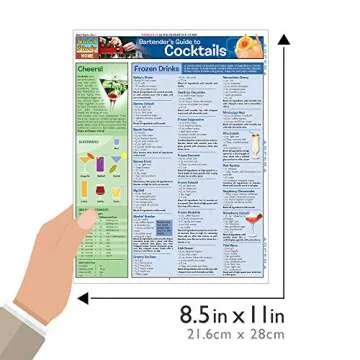 Bartender's Guide to Cocktails QuickStudy Reference Guide