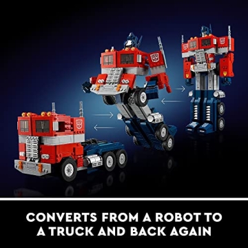 LEGO Icons Optimus Prime 10302 - Transforming Robot Model Set
