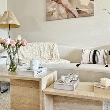 Blue Page Morocco Tufted Boho Pillow Cover - Decorative