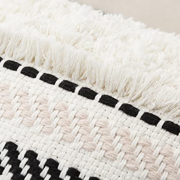 Blue Page Morocco Tufted Boho Pillow Cover - Decorative