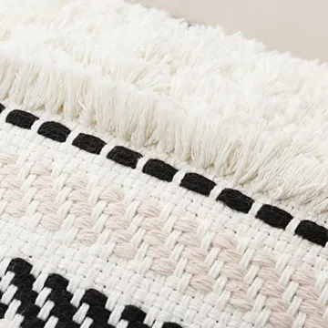 Blue Page Morocco Tufted Boho Pillow Cover - Decorative