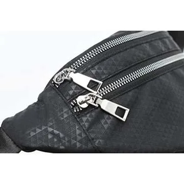 MOCE Waist Bag Fanny Pack - Water Resistant & Adjustable