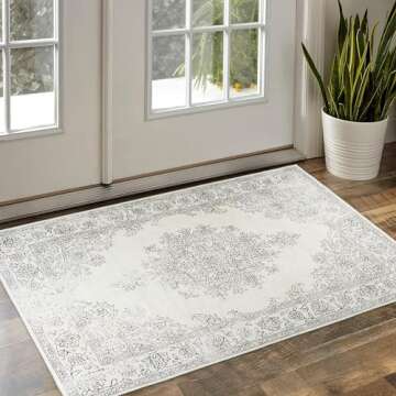 ReaLife Machine Washable Rug - Stain Resistant, Non-Shed - Eco-Friendly, Non-Slip, Family & Pet Friendly - Made from Premium Recycled Fibers