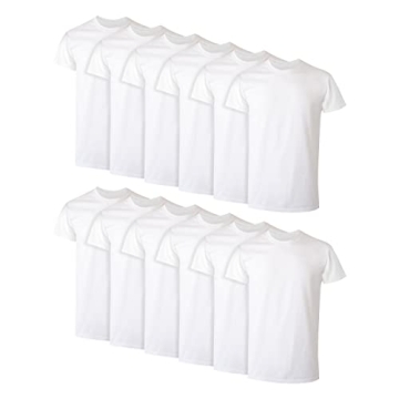 Shop Hanes Men's Cotton Crew Tee Undershirts - Comfort & Value in Multi-Packs