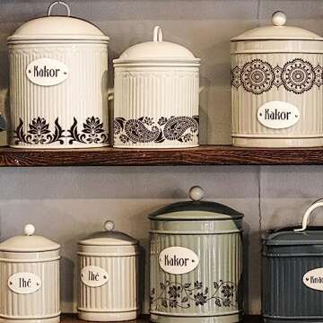 OLYCRAFT 2Pcs Self-Adhesive Silk Screen Printing Stencils