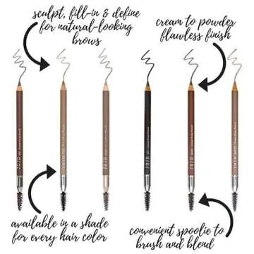 ZUZU LUXE Cream Brow Pencil (Flax - Blonde), Effortlessy sculpt and define eyebrows, natural finish, creamy formula. Natural, Paraben Free, Vegan, Gluten-free,Cruelty-free, Non GMO, 0.044 oz.