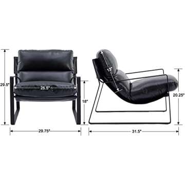 DUOMAY Mid-Century Accent Chairs - Stylish Comfort Set