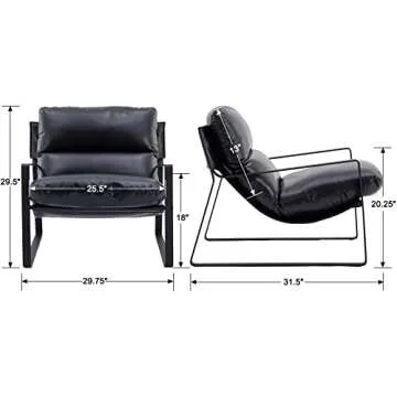 DUOMAY Mid-Century Accent Chairs - Stylish Comfort Set