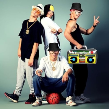 Shop the SATINIOR Hip Hop Costume Kit for 80s Fun