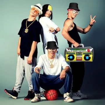 Shop the SATINIOR Hip Hop Costume Kit for 80s Fun