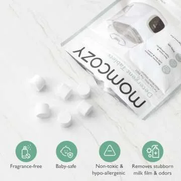 Momcozy Washing Block for KleanPal Pro - 120 Tablets