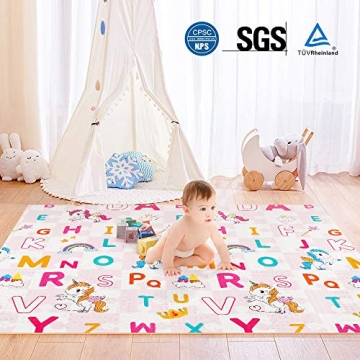 Extra Large Waterproof Play Mat for Babies