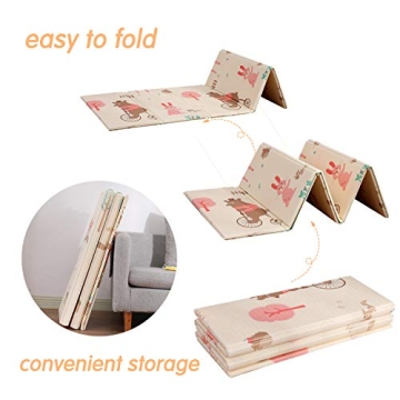 Extra Large Waterproof Play Mat for Babies