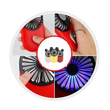 Kbinter Mickey Mouse Handheld Fan - Cute & Portable Design