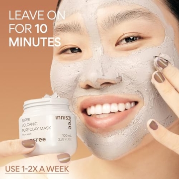 innisfree Super Volcanic Pore Clay Mask for Glowing Skin