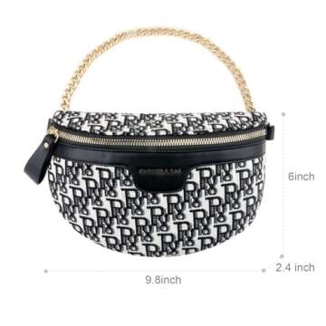 AudyKasse Crossbody Bags For Women, Unique portable small crossbody shoulder bag. (Black)