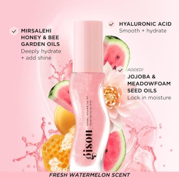 Gisou Honey Lip Oil for Hydrated, Smooth Lips