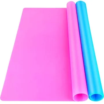 LEOBRO Silicone Art Mats - Set of 2, 15.7" x 11.7" for All Crafting Needs