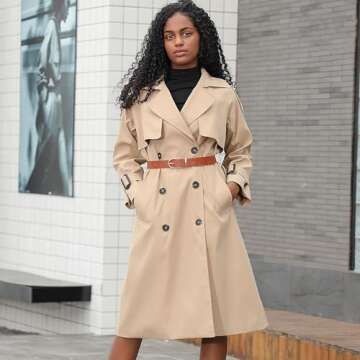 Stylish Earnda Women's Faux Leather Chic Belt for Ladies Jeans Medium Brown