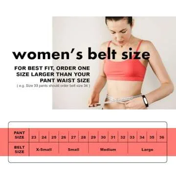 Stylish Earnda Women's Faux Leather Chic Belt for Ladies Jeans