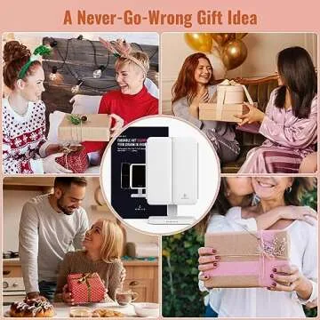 Makeup Mirror with lights, Rechargable Lighted Makeup Mirror with Magnification, 2X 3X, Portable Led Makeup Mirror, 3 Color Lights, Touch Sensor, Trifold Vanity Mirror, Light Up Mirror for Tabletop