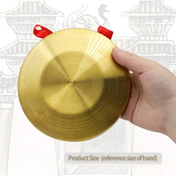 GTHER 15cm Chinese Gong with Wooden Mallet for Celebrations