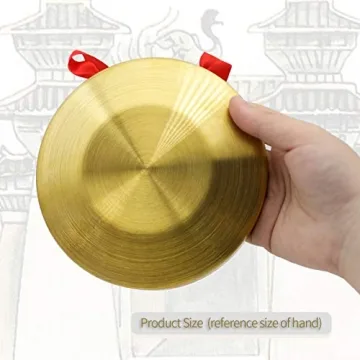 GTHER 15cm Chinese Gong with Wooden Mallet for Celebrations