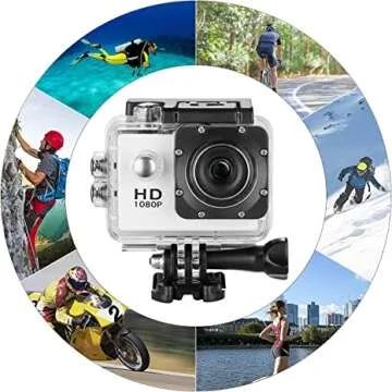 Waterproof 1080P Underwater Camera with Accessories