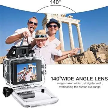 Waterproof 1080P Underwater Camera with Accessories