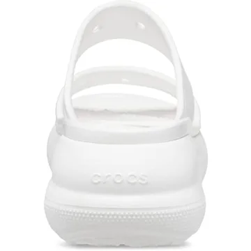Crocs Unisex Crush Platform Sandals, White, Numeric_4 US Men
