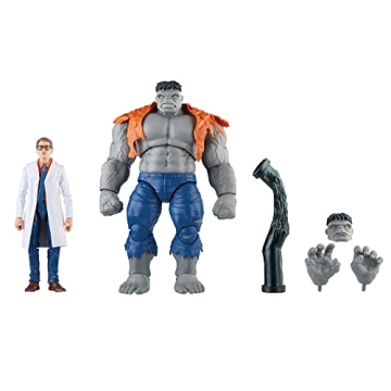 Marvel Legends Gray Hulk & Dr. Banner 6" Action Figures - Avengers 60th Anniversary