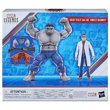 Marvel Legends Gray Hulk Dr Banner 6 Inch Action Figures