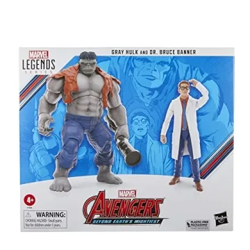 Marvel Legends Gray Hulk Dr Banner 6 Inch Action Figures