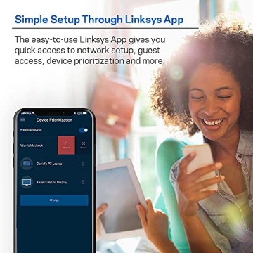 Linksys Velop Tri-Band Mesh WiFi System for Seamless Coverage