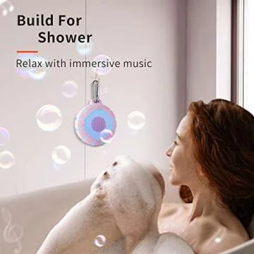 HEYSONG Waterproof Shower Bluetooth Speaker - Portable HD Sound for All Fun Adventures!