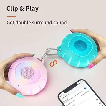 Enjoy HEYSONG Waterproof Shower Bluetooth Speaker