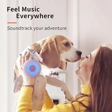 Enjoy HEYSONG Waterproof Shower Bluetooth Speaker