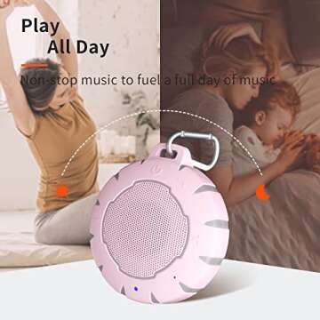 Enjoy HEYSONG Waterproof Shower Bluetooth Speaker