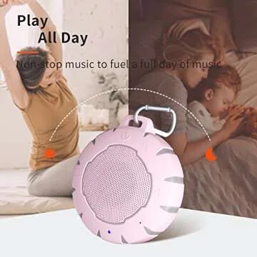Enjoy HEYSONG Waterproof Shower Bluetooth Speaker