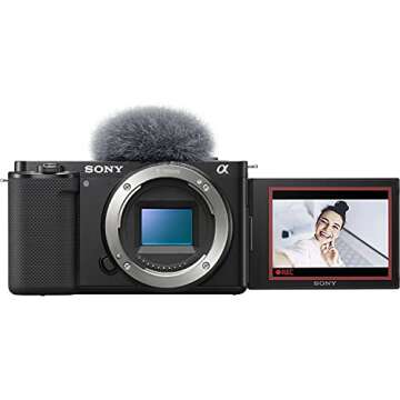 Sony ZV-E10 Mirrorless Vlog Camera Bundle with Accessories