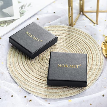 NOKMIT Twisted Hoop Earrings Stylish Lightweight Gold Plated