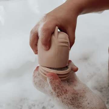 noüka Animals Bath Toy Set | Safe Silicone Fun | 4-Pack