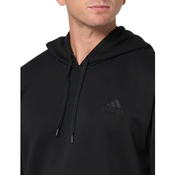 adidas Men's Badge of Sport Fleece Hoodie for Comfort and Style
