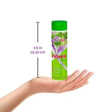 NOVEX Super Aloe Vera Conditioner - Infused with Organic Aloe Vera- vegan formula for softness and repairing hair conditioning treatment (300ml/10.1oz)