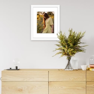 Elegant White Photo Frames Set for Cherished Memories