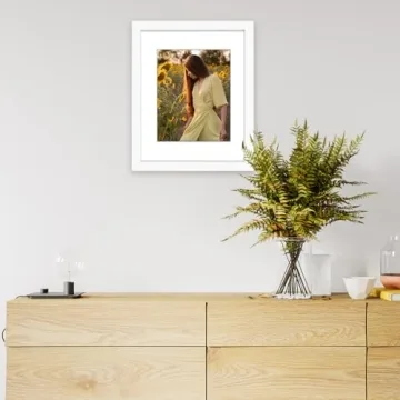 Elegant White Photo Frames Set for Cherished Memories