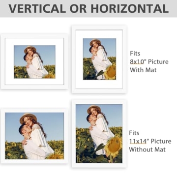 Elegant White Photo Frames Set for Cherished Memories