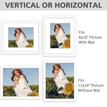 Elegant White Photo Frames Set for Cherished Memories