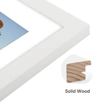 Elegant White Photo Frames Set for Cherished Memories