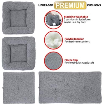 Kitty City Large Stackable Grey Condo for Cats